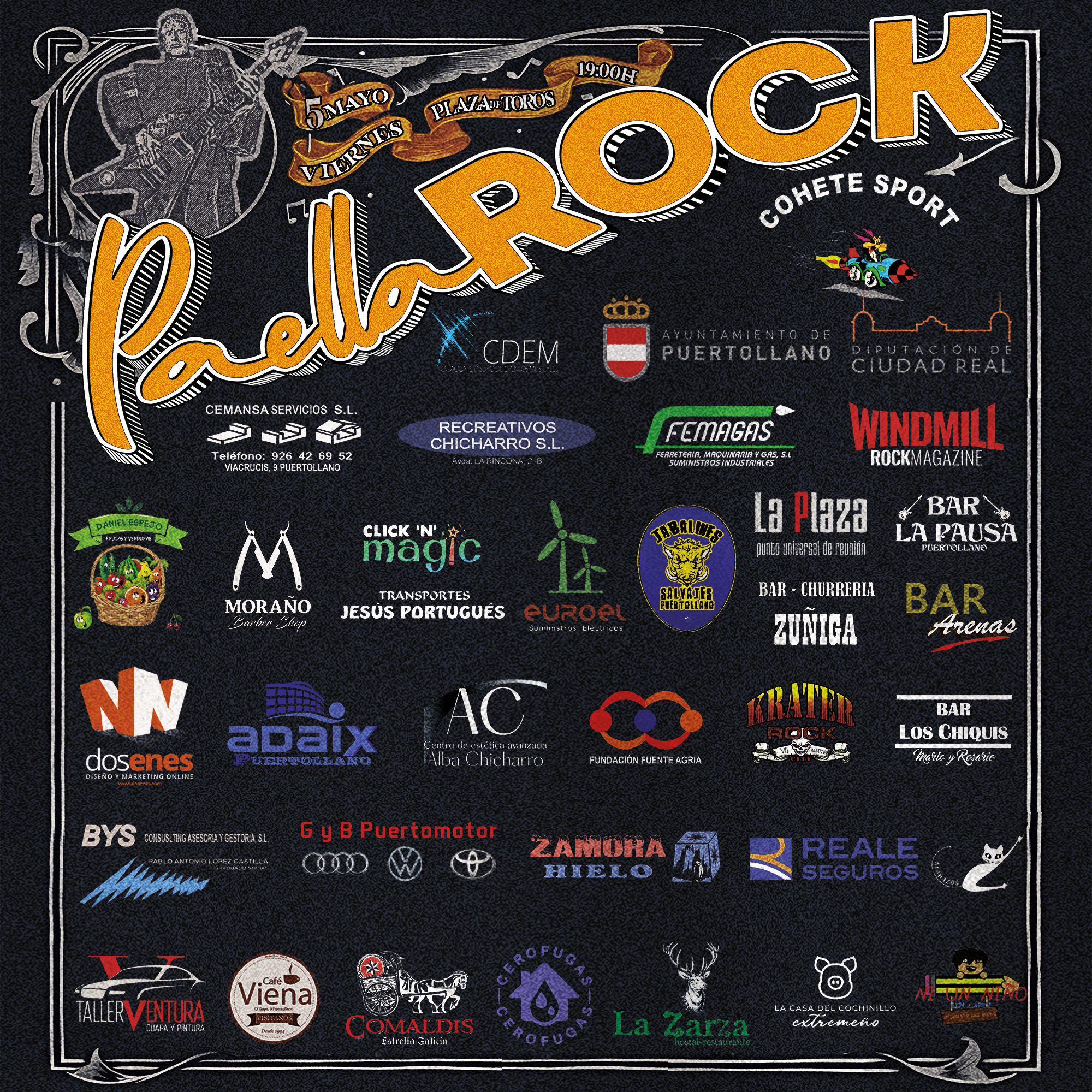 Patrocinadores Paella Rock 2023